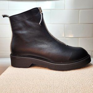 Bueno Gable Ankle Boot Black Leather Size 41 NWT